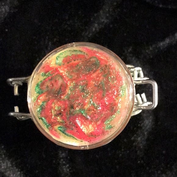 Polymer Clay Topped Stash Jar - Picture 2 of 4